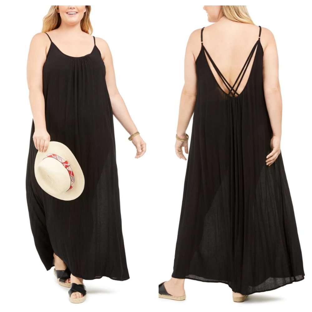 Raviya Plus Size Sleeveless Cover-Up Maxi Dress